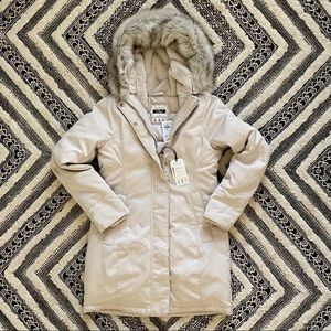 Fur Hooded Ultra Tech Parka Coat